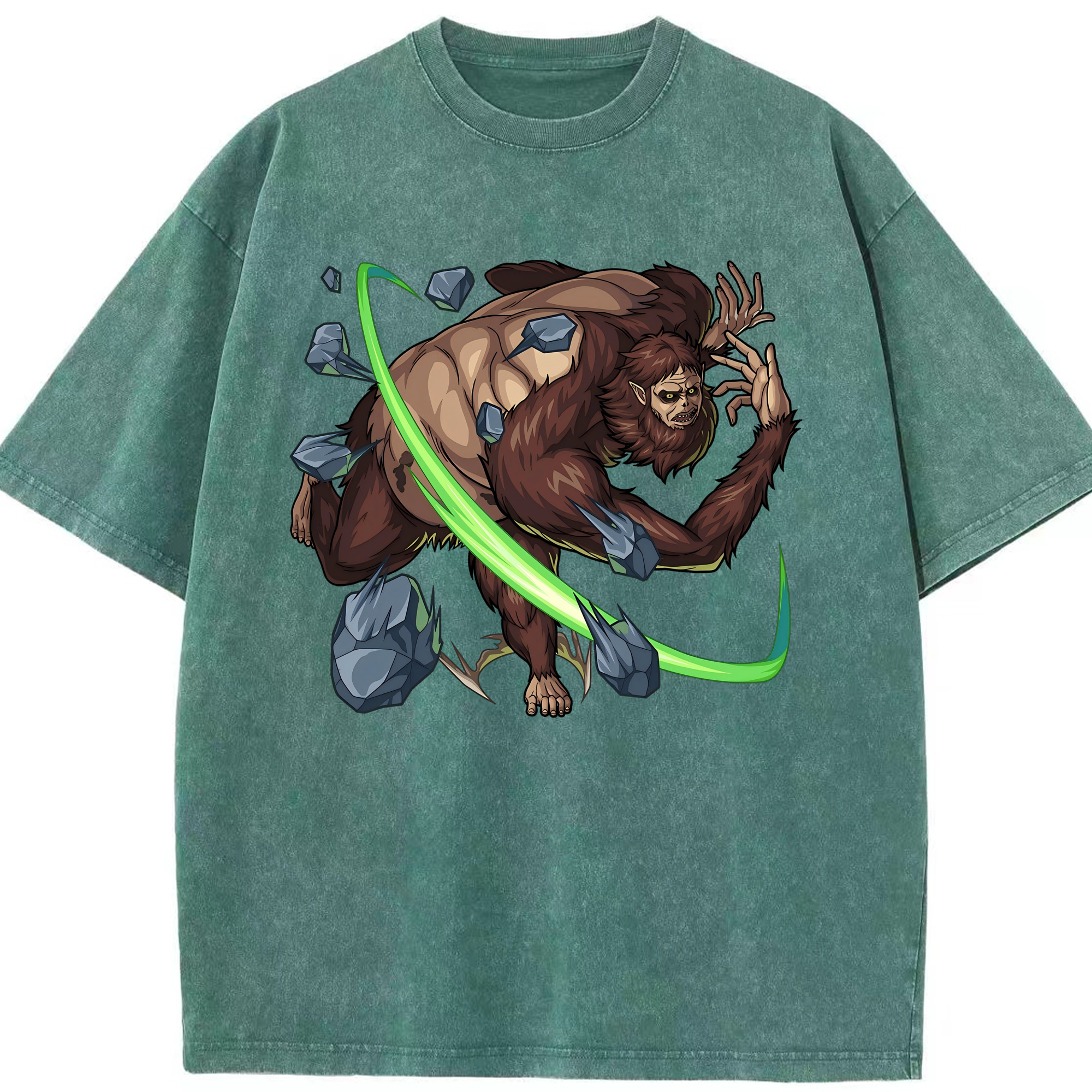 （画像用） 進撃の巨人 Attack on Titan 綿100% ヴィンテージ風 半袖Tシャツ（フロントプリント）